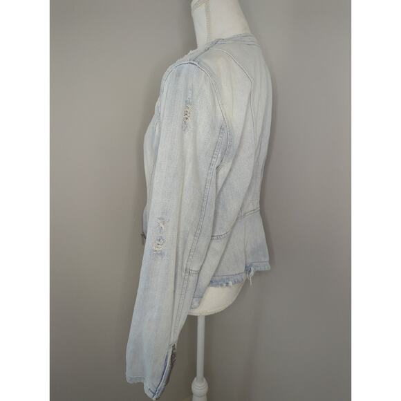 Blank NYC denim Retro 90s style light wash part time lover jacket - Picture 5 of 9